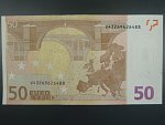 50 Euro 2002 s.V, Španělsko, podpis Jeana-Clauda Tricheta, M040 tiskárna Fábrica Nacional de Moneda , Španělsko
