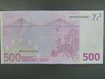 500 Euro 2002 s.X, Německo, podpis Jeana-Clauda Tricheta, R018 tiskárna Bundesdruckerei, Německo