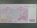 500 Euro 2002 s.X, Německo, podpis Jeana-Clauda Tricheta, R019 tiskárna Bundesdruckerei, Německo