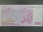 500 Euro 2002 s.X, Německo, podpis Willema F. Duisenberga, R001 tiskárna Bundesdruckerei, Německo
