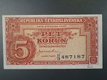5 Kčs 1945 série U/D