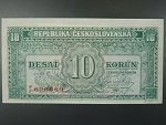 10 Kčs 1945 série P/F