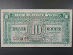 10 Kčs 1945 série R/G