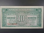 10 Kčs 1945 série R/K