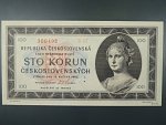 100 Kčs 1945 série B 07 perforace 3md