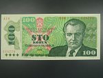 100 Kčs 1989 s. A 16