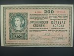 200 K 27.10.1918, serie A 2050, s potiskem na R