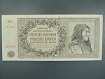 50 K 25.9.1944 série 25 A perf. NEPLATNÉ
