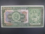 100 Kč 14.1.1920 série As, bankovní vzor s 4x perf. NEPLATNÉ