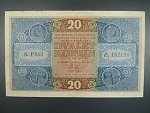 20 Kč 15.4.1919, serie P 243