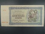 2000 K 1945 série 11Čs, perf. SPECIMEN, poloha vodoznaku A