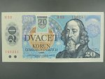 20 Sk/Kčs 1988 s. H 52, kolkovaná, Baj. SK 1, Pi. 15