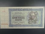 2000 K 1945 série 17Šv, perf. SPECIMEN, poloha vodoznaku A