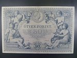 50 Gulden 1.1.1884, mimořádně dobrá kvalita
