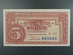 5 Kčs 25.1.1949 série 121, perf. 