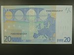 20 Euro 2002 s.F, Malta, podpis Jeana-Clauda Tricheta, G009 tiskárna Koninklijke Joh. Enschedé, Holandsko