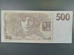 500 Kč 1993 s. Z, Baj. CZ 7a, Pi. 7