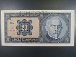 20 Kč 1.10.1926 série Chg, perf. SPECIMEN