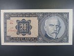 20 Kč 1.10.1926 série Ze, perf. SPECIMEN