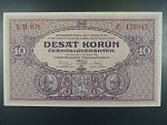 10 Kčs 2.1.1927 série B 028