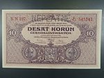 10 Kčs 2.1.1927 série N 197, perf. NEPLATNÉ
