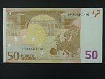 50 Euro 2002 s.X, Německo, podpis Jeana-Clauda Tricheta, G033 tiskárna Koninklijke Joh. Enschedé, Holandsko