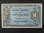 Německo, Alliierte 10 M 1944 USA číslovač 9-míst, Ba. AM4a