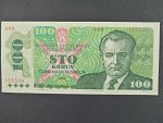 100 Kčs 1989 s. A 08