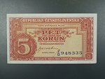 5 Kčs 1945 série Z/B