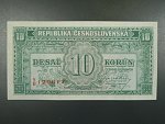 10 Kčs 1945 série Y/B