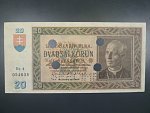 20 Ks 15.9.1939 , serie Bc 4, perf. SPECIMEN + 4x otvor