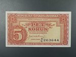 5 Kčs 1945 série X/U