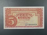 5 Kčs 1945 série U/P