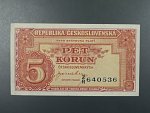 5 Kčs 1945 série Z/R