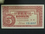 5 Kčs 25.1.1949 série A 41