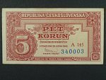 5 Kčs 25.1.1949 série A 145