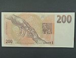 200 Kč 1993 s. A 11 proužek Kčs žlutý papír, Baj. CZ 6a1, Pi. 6a