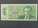 100 Kčs 1989 s. A 18