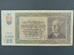 20 Ks 15.9.1939 serie Gh 14, perf. SPECIMEN