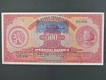 500 Ks 2.5.1929 s pretiskem, serie D, perf. SPECIMEN