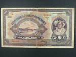 5000 Kč 6.7.1920, s.A, specimen