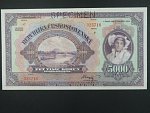 5000 Kč 6.7.1920, s.C, specimen