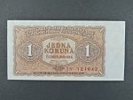 1 Kčs 1953 série JN, tiskárna STC Praha, větší číslovač 3,5mm