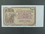 100 Kčs 1953 série MC, tiskárna STC Praha