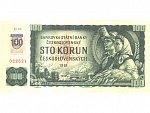 100 Sk 1961 s. G II, kolkovaná, Baj. SK 3d, Pi. 17