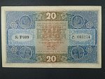 20 Kč 15.4.1919, serie P 009