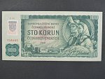 100 Sk 1961 s. C 34, kolkovaná, Baj. SK 3b, Pi. 17