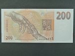 200 Kč 1993 s. A 08 proužek Kčs, Baj. CZ 6a, Pi. 6a