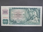 100 Kč 1961 s. C 35, kolek, Baj. CZ 1a, Pi. 1