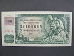 100 Kč 1961 s. P 86, kolek, Baj. CZ 1c, Pi. 1